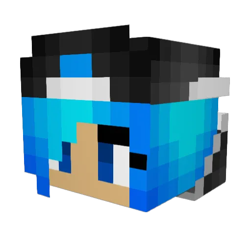 Jonayla_88 Minecraft avatar head, 3D render