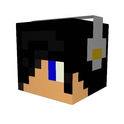 Jonbob11 Minecraft avatar head, 3D render