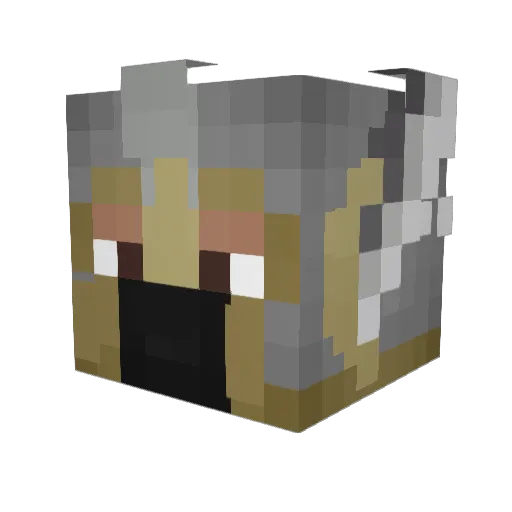 Jonboy97 Minecraft avatar head, 3D render