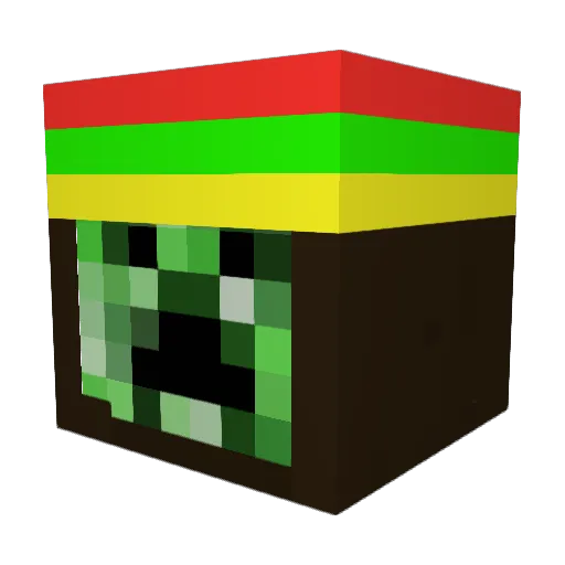 Jondive Minecraft avatar head, 3D render