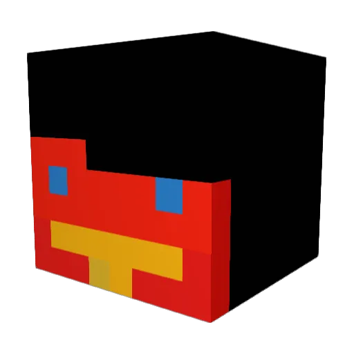 JonesKnax Minecraft avatar head, 3D render