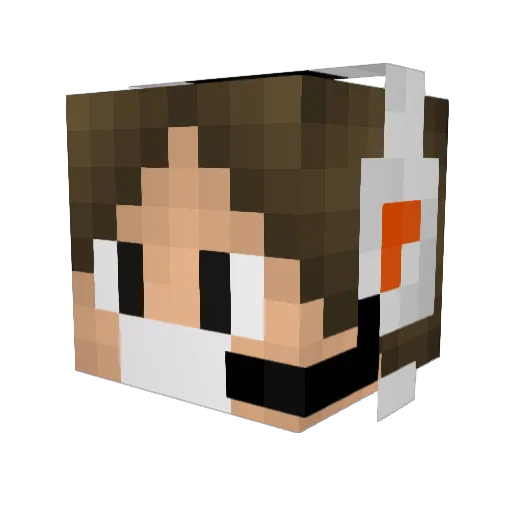 JonesLindo Minecraft avatar head, 3D render