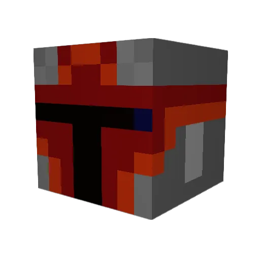Jonesboro Minecraft avatar head, 3D render