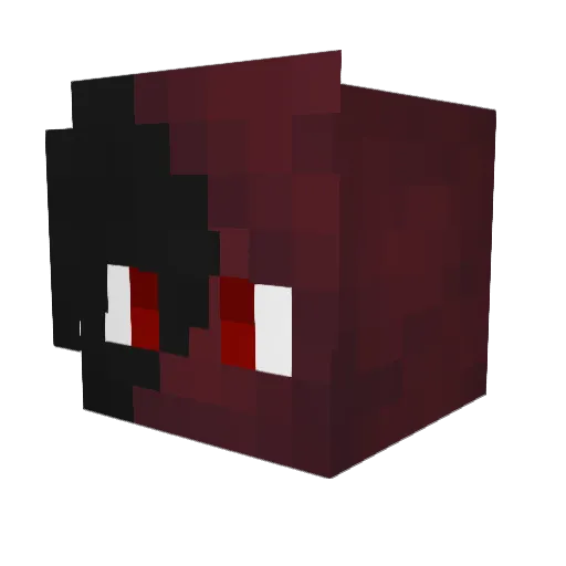 Jonestown Minecraft avatar head, 3D render