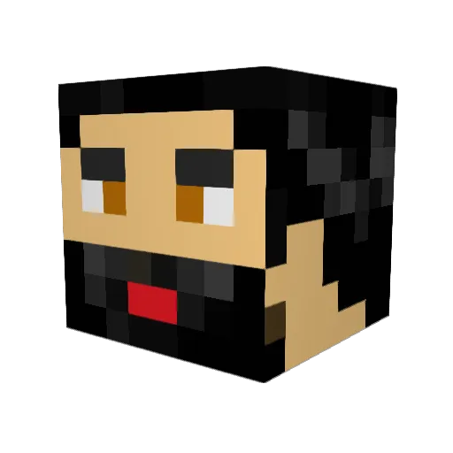 Jonesy1987 Minecraft avatar head, 3D render
