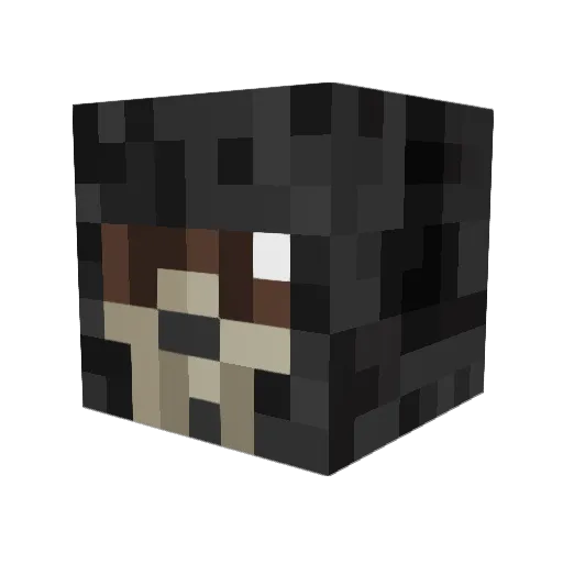 JonesyBah Minecraft avatar head, 3D render