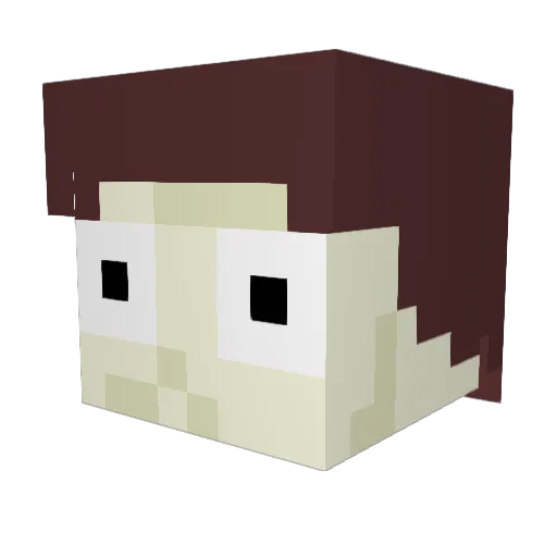 Jonezy__ Minecraft avatar head, 3D render