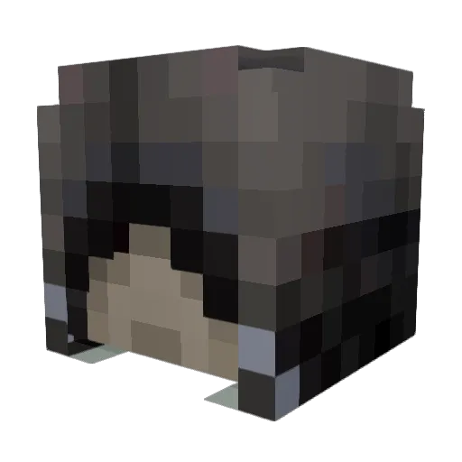 Jong22222 Minecraft avatar head, 3D render