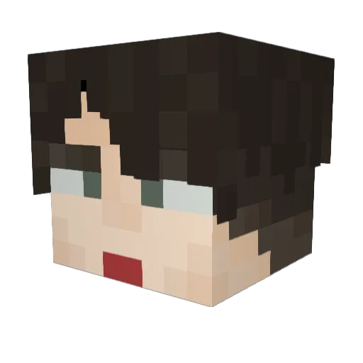 Jong5498 Minecraft avatar head, 3D render