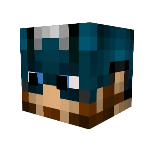Jonhozz Minecraft avatar head, 3D render