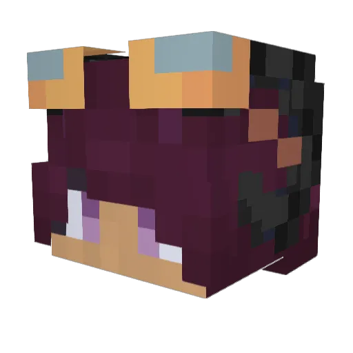 Jonhwastaken Minecraft avatar head, 3D render