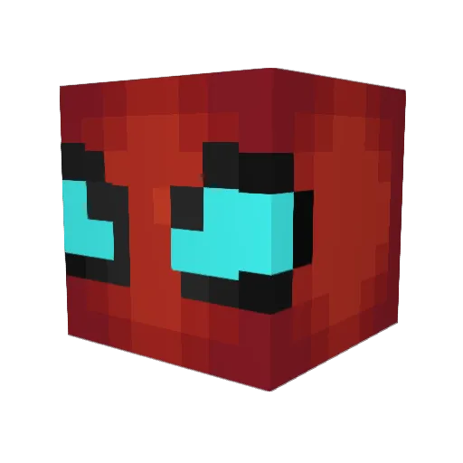 JonhyTv Minecraft avatar head, 3D render
