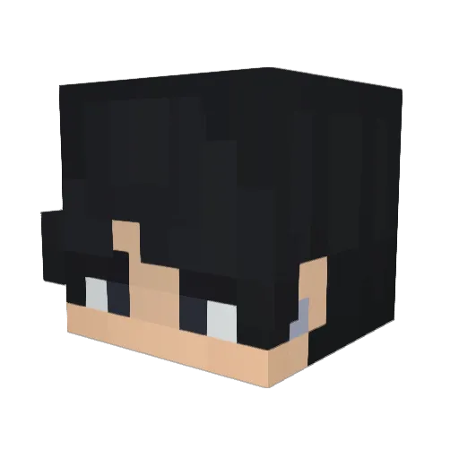 Jonhye Minecraft avatar head, 3D render
