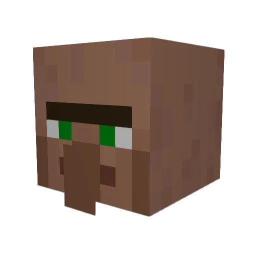 Joni11110 Minecraft avatar head, 3D render