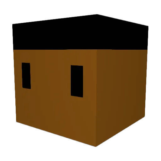 Joni418 Minecraft avatar head, 3D render