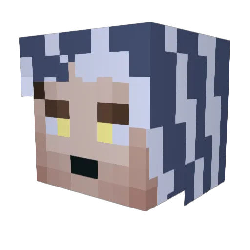 JoniHDXD Minecraft avatar head, 3D render