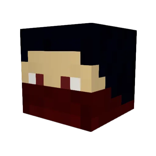 JoniJo98 Minecraft avatar head, 3D render