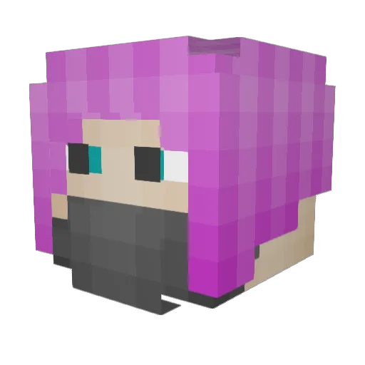 JoniW2003 Minecraft avatar head, 3D render
