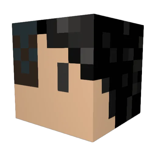 Joni_HM Minecraft avatar head, 3D render