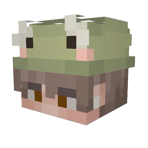 Joni_Pepper0ni Minecraft avatar head, 3D render