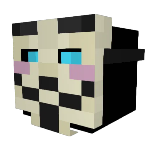 Jonic714 Minecraft avatar head, 3D render