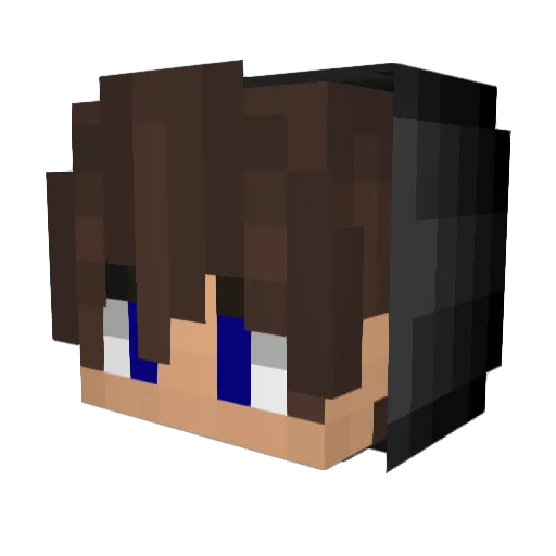 Jonick72 Minecraft avatar head, 3D render
