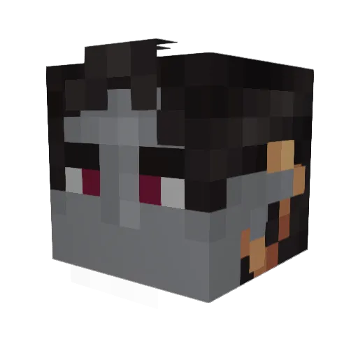 Jonificus Minecraft avatar head, 3D render