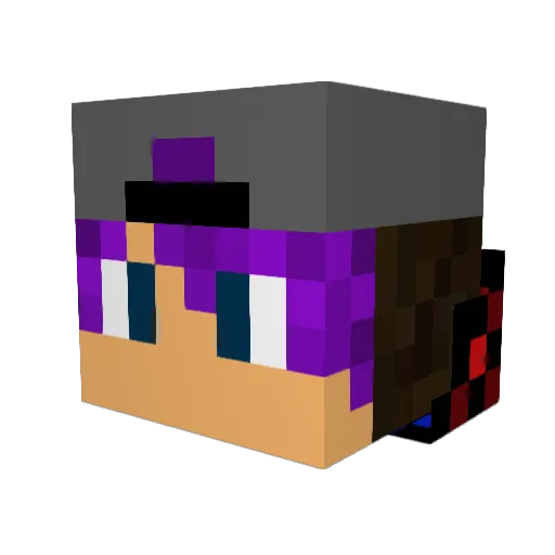 Jonigessner Minecraft avatar head, 3D render