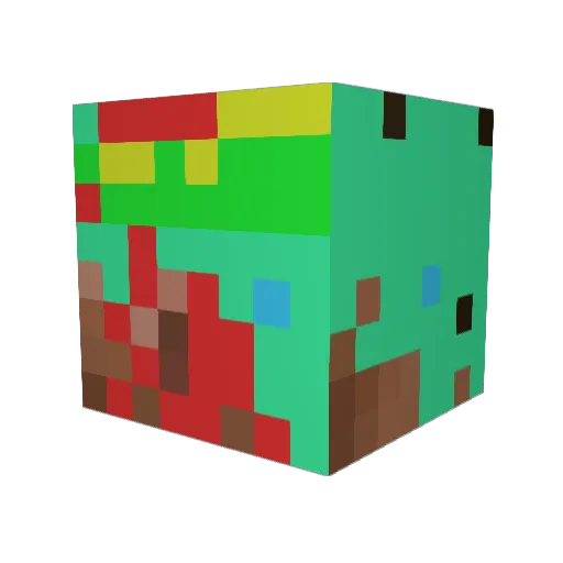 Jonii2012 Minecraft avatar head, 3D render