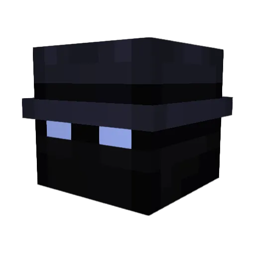 Joninitej Minecraft avatar head, 3D render