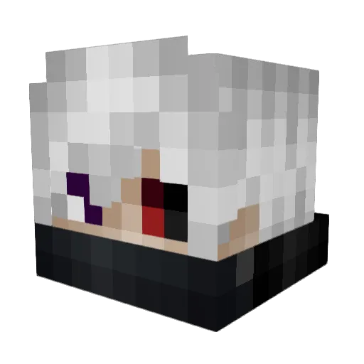 JonitoMine Minecraft avatar head, 3D render