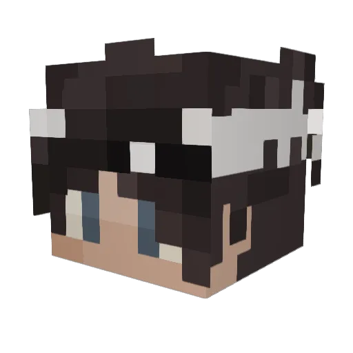 JonkoKonijn Minecraft avatar head, 3D render