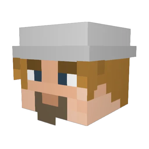 Jonnathan789C Minecraft avatar head, 3D render
