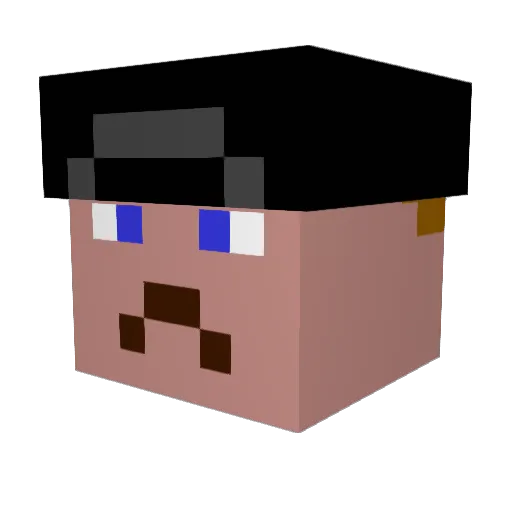 Jonnemus69 Minecraft avatar head, 3D render