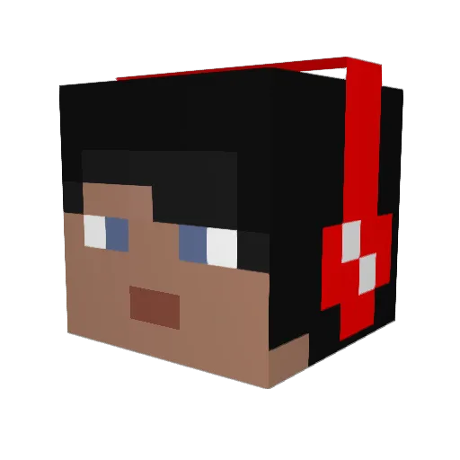 Jonnieboy123 Minecraft avatar head, 3D render