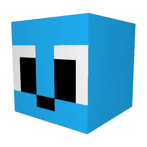 Jonnnnnnnnnnn Minecraft avatar head, 3D render