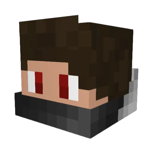 Jonny94 Minecraft avatar head, 3D render
