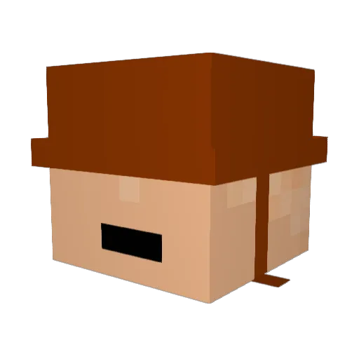 JonnyAndersen Minecraft avatar head, 3D render