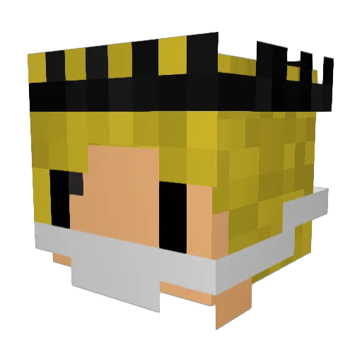 JonnyBoi2811 Minecraft avatar head, 3D render