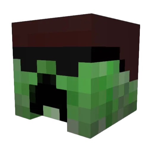 JonnyBoy487 Minecraft avatar head, 3D render