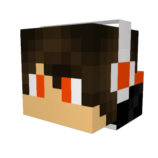 JonnyForKing Minecraft avatar head, 3D render