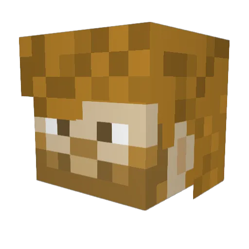JonnyHigh123 Minecraft avatar head, 3D render