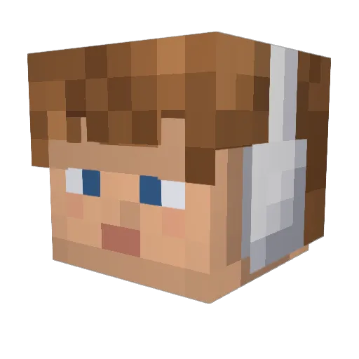 JonnyMiningInc Minecraft avatar head, 3D render