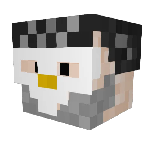 Jonny_Donsen Minecraft avatar head, 3D render