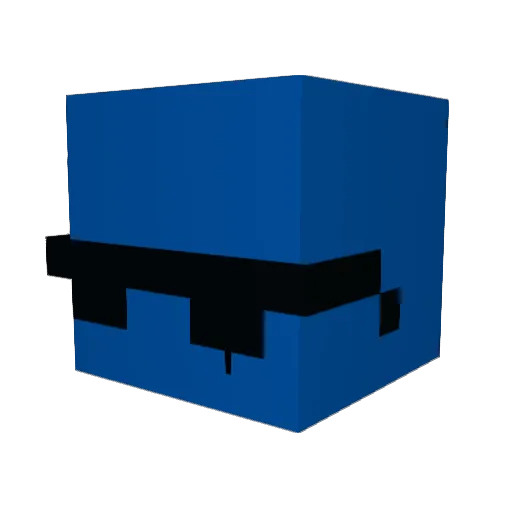 JonnysBf Minecraft avatar head, 3D render
