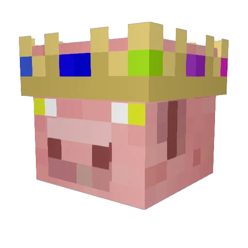 Jonop1 Minecraft avatar head, 3D render
