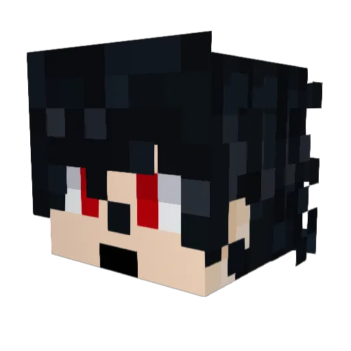 JonsMinecraft Minecraft avatar head, 3D render