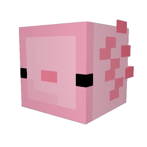 Jonskulez Minecraft avatar head, 3D render