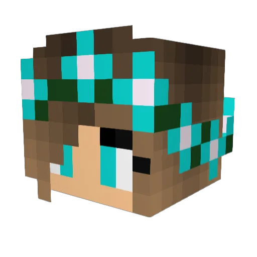 Jonskuli24 Minecraft avatar head, 3D render
