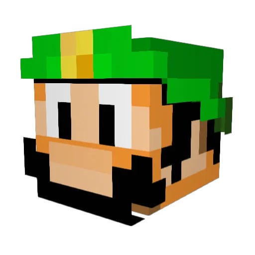 Jonteee1 Minecraft avatar head, 3D render